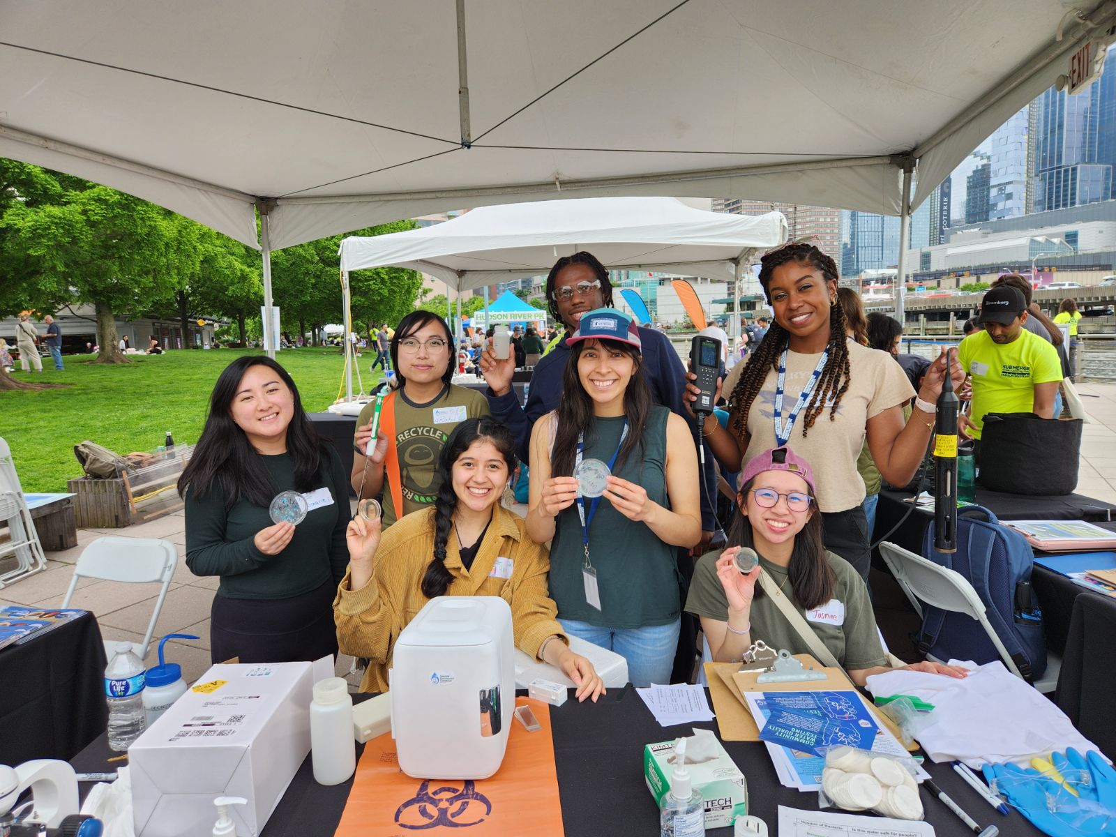 IEC Staff hosts water quality booth at SubMerge festival